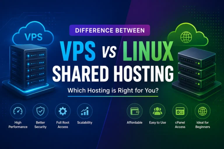 Difference Between Linux Shared Hosting and VPS Hosting: The Clear Guide