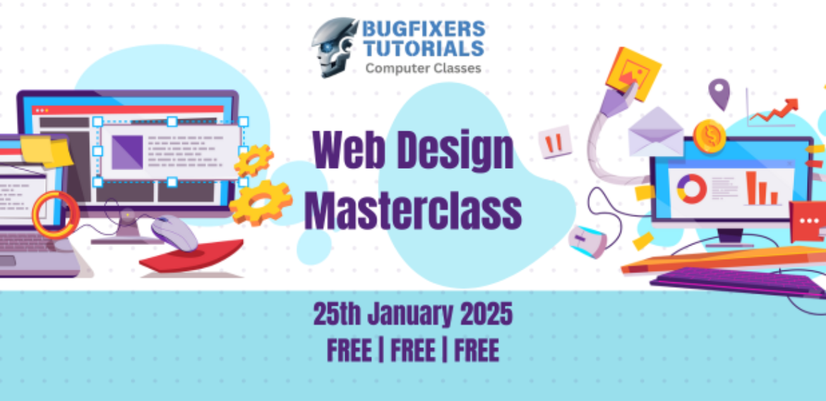 Master Class Website Design Free Masterclass on Website Designing and digital marketing (Completed ...